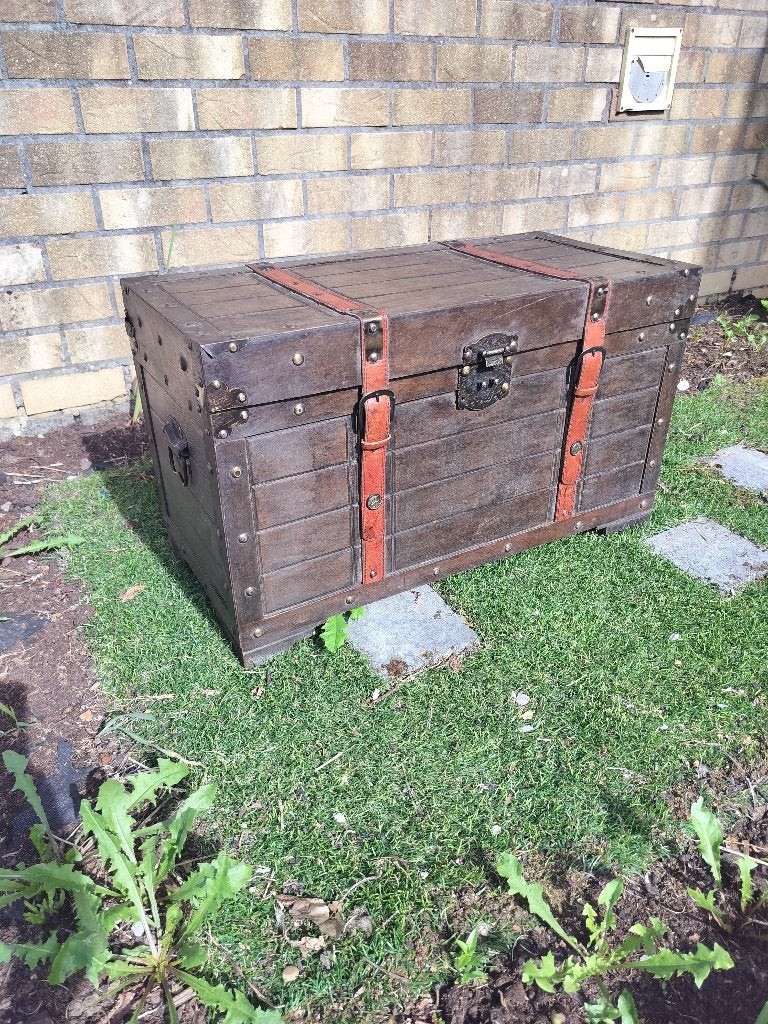 Coffre en bois, 50 à 100 cm, Enlèvement, Utilisé, Chêne