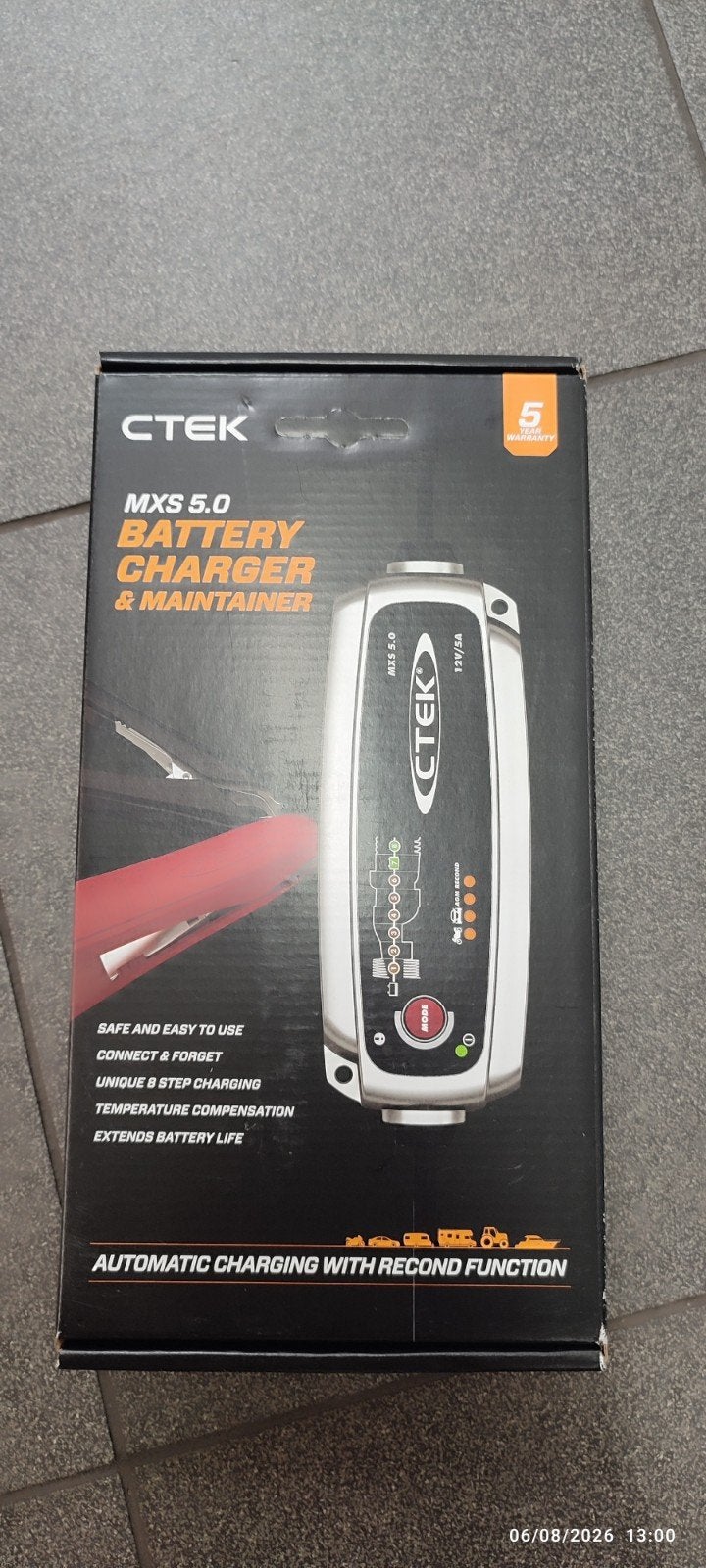 chargeur ctek mxs5, Enlèvement, Neuf