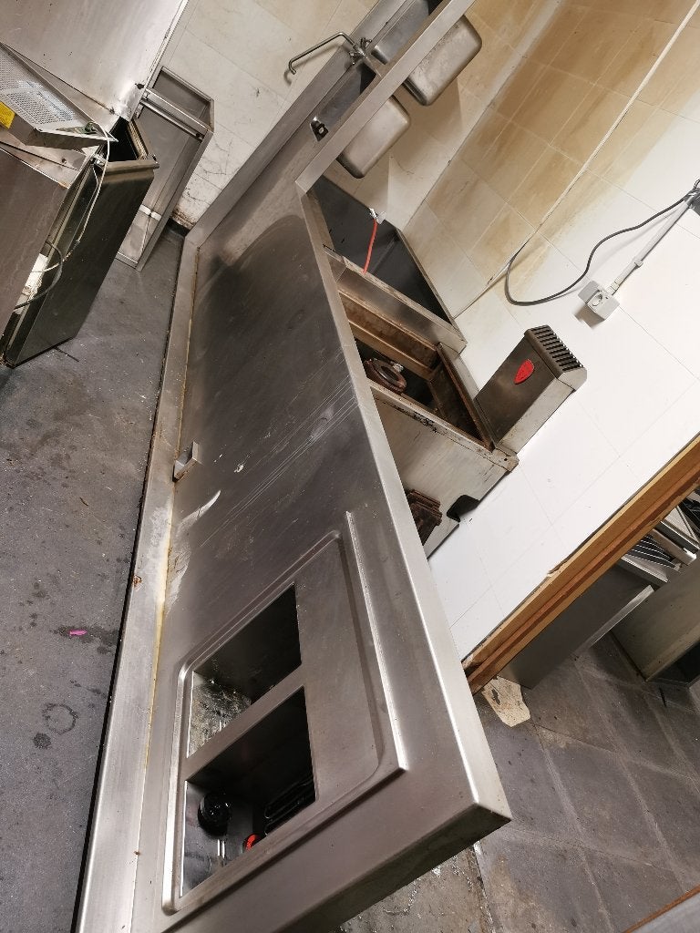 double friteuse, 4 litres ou plus, Enlèvement, Utilisé