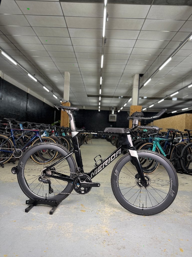 DEMO Merida Time Warp Tri Limited Di2 Carbon Racefiets, Ophalen, Zo goed als nieuw