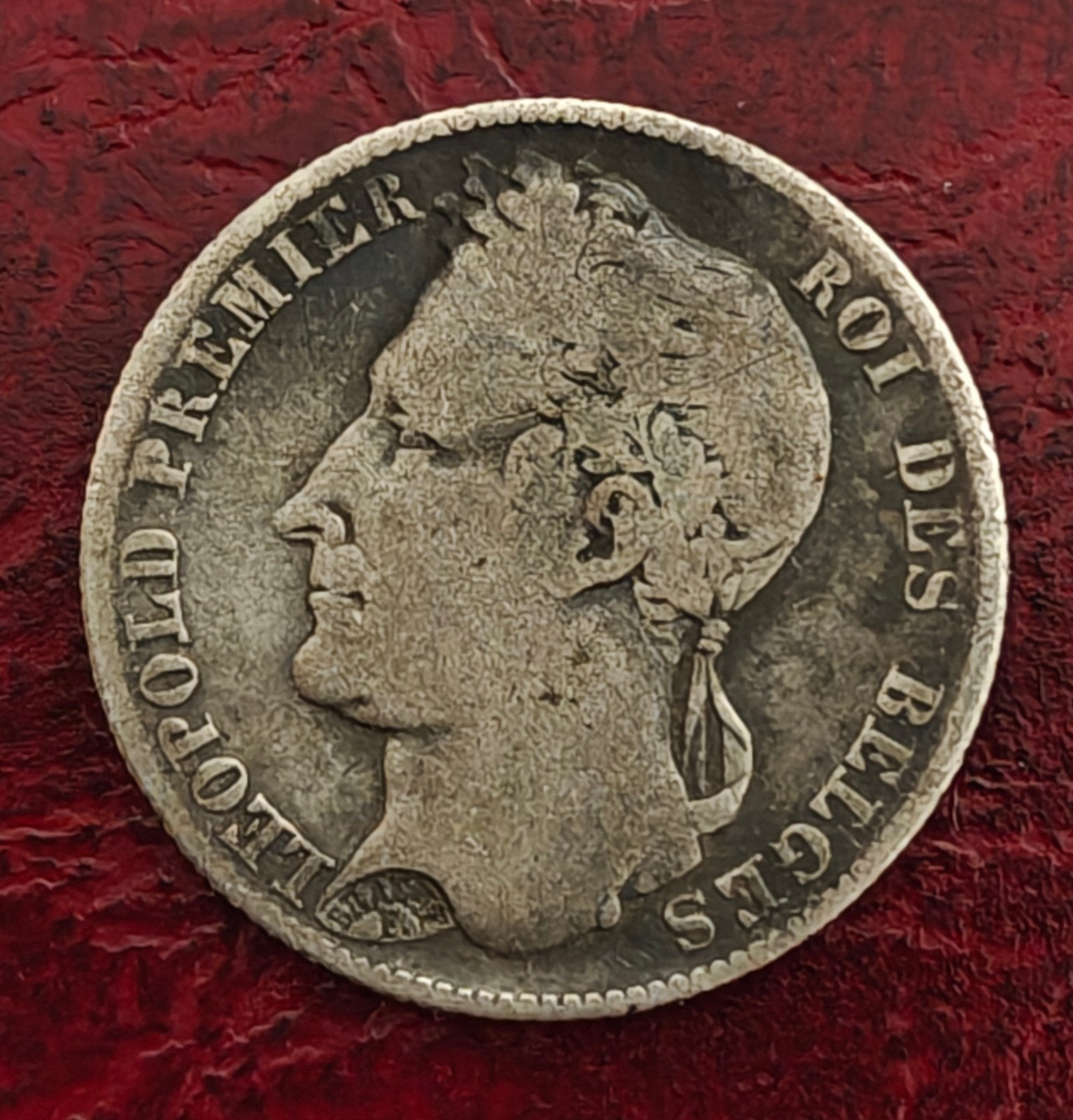 1/2 Franc 1844 Leopold I Zilver , Timbres & Monnaies, Monnaies | Belgique, Enlèvement ou Envoi, Argent, Argent