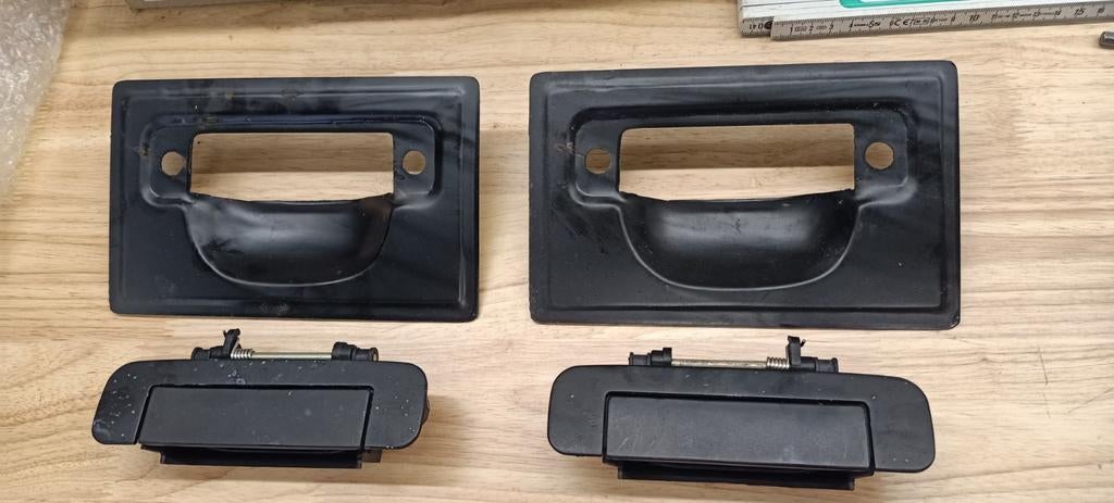 Set audi klinken met inlasplaten voor vw volkswagen tuning, Ophalen