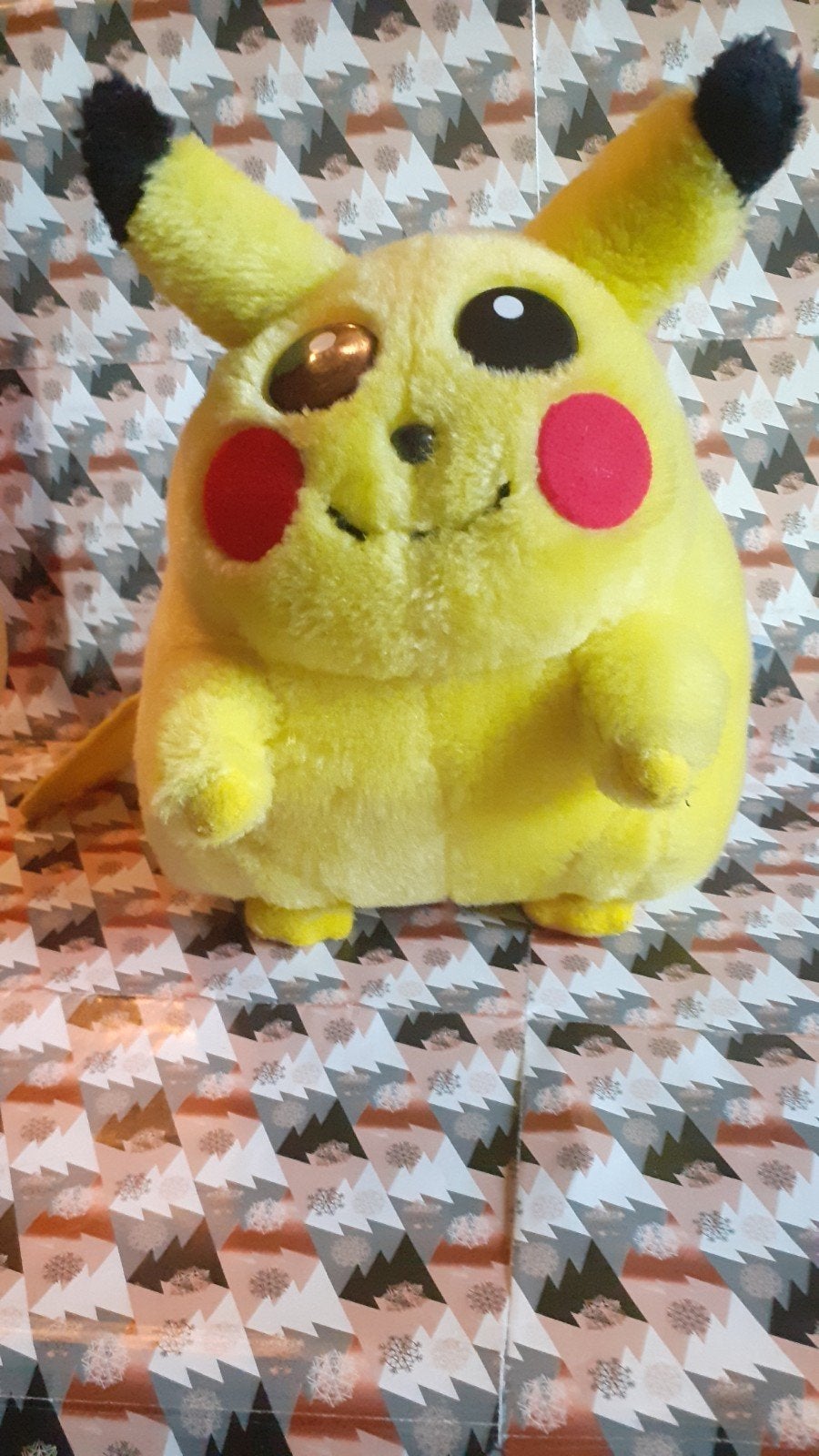 figurine peluche pikachu vintage, Ophalen of Verzenden, Gebruikt