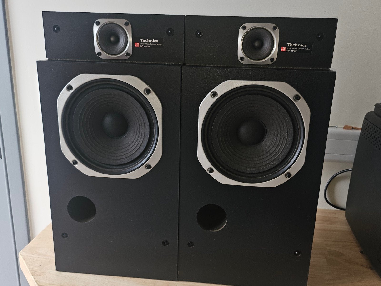 Ensemble de 2 haut-parleurs Technics SB 4000, Autres marques, Moins de 60 watts, Enlèvement ou Envoi, Bass-reflex
