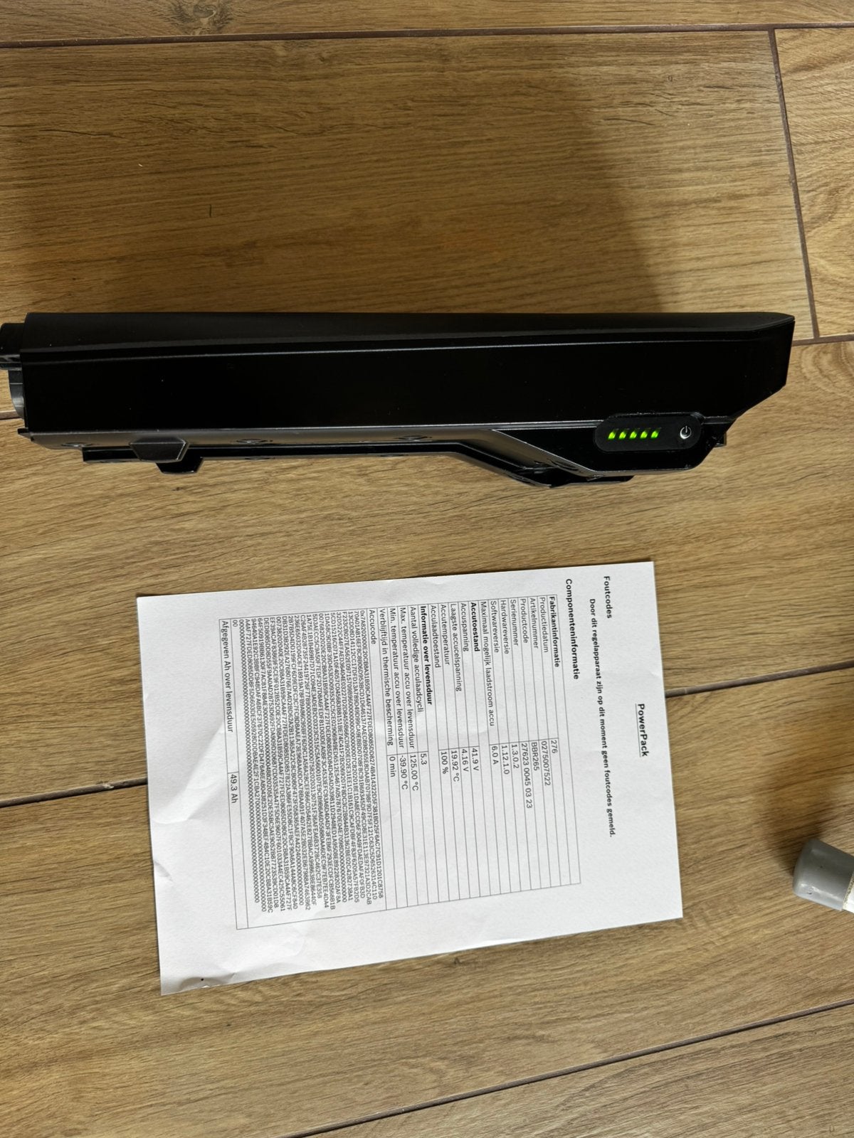 Bosch powerpack 400wh nieuwe staat met Bosch rapport, Fietsen en Brommers, Zo goed als nieuw