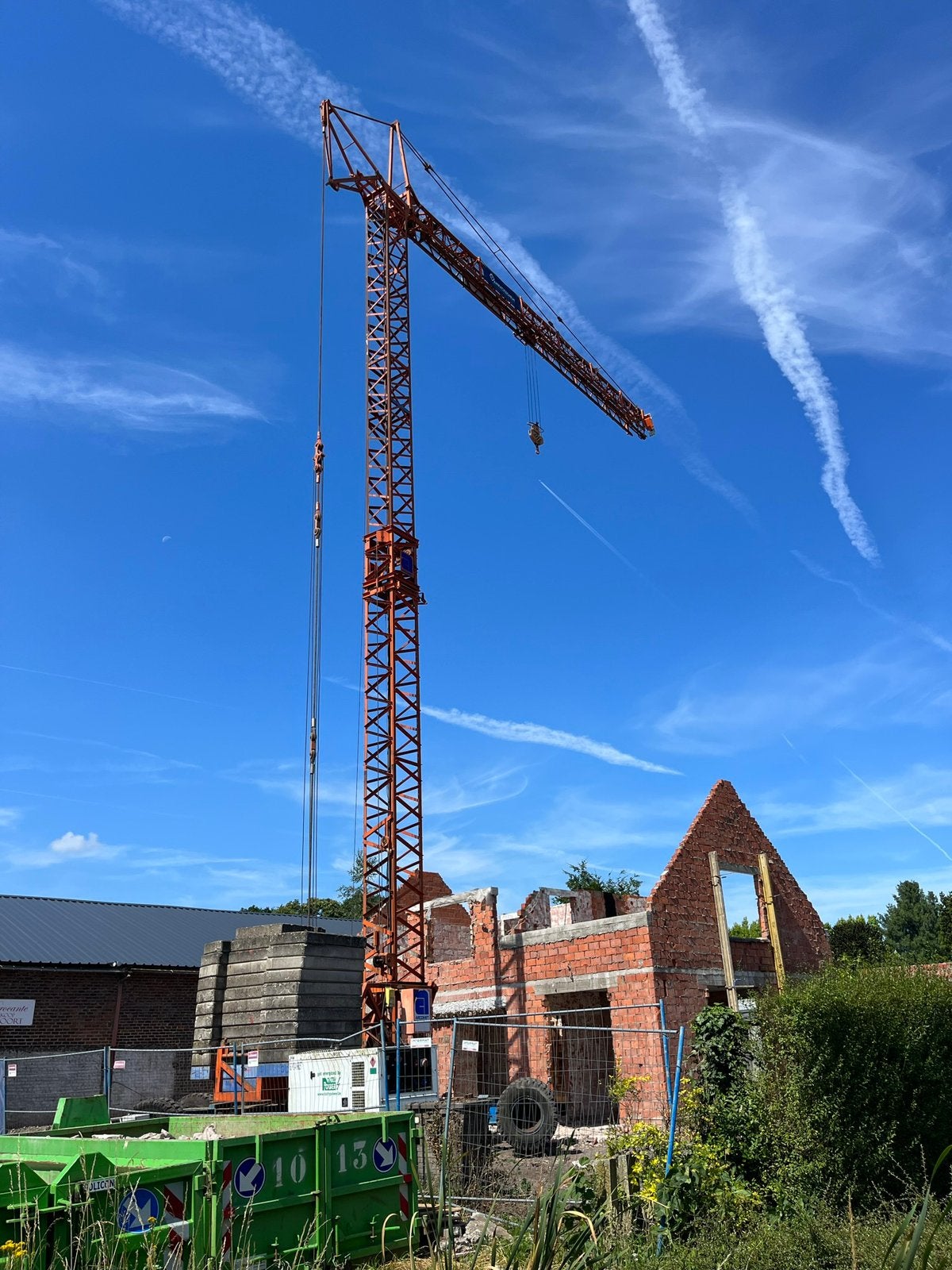 Bouwkraan t33, Enlèvement, Engin de levage