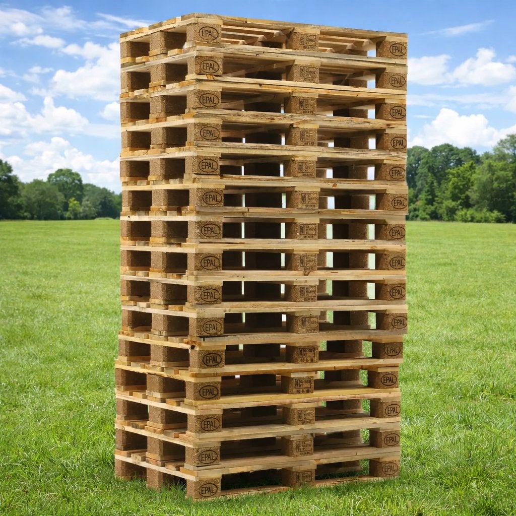 Europaletten in zeer goede staat, Doe-het-zelf en Bouw, Hout en Planken, Ophalen, Zo goed als nieuw, Pallet
