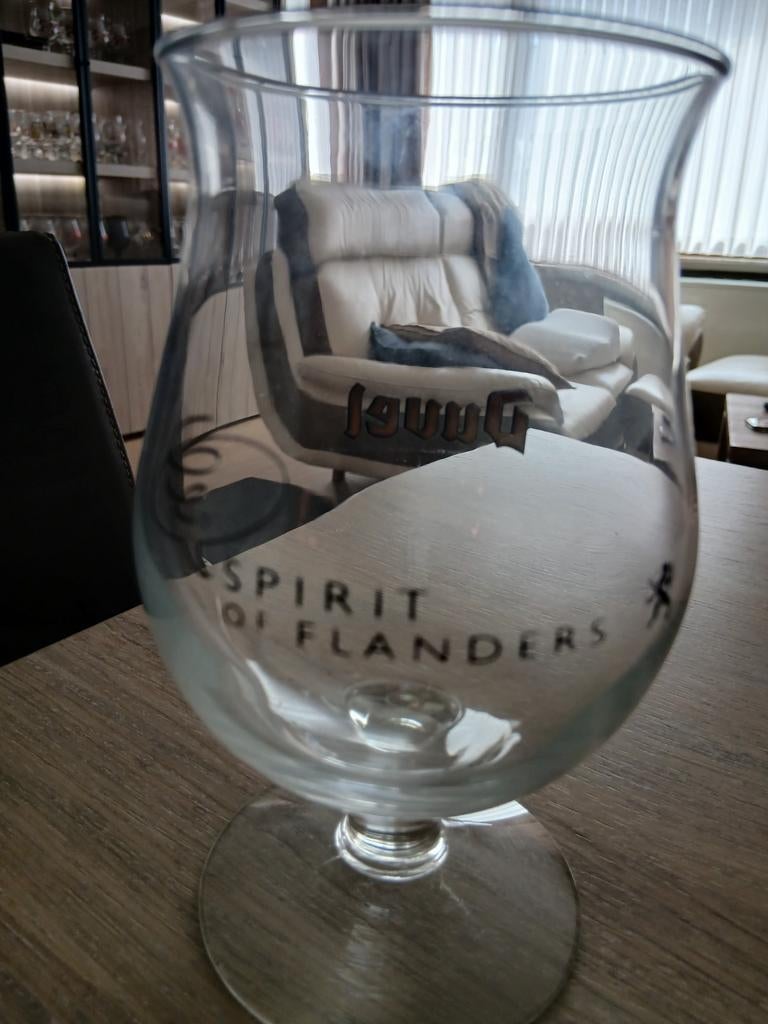 Duvel glas spirit of flanders., Ophalen of Verzenden, Nieuw, Glas of Glazen, Duvel