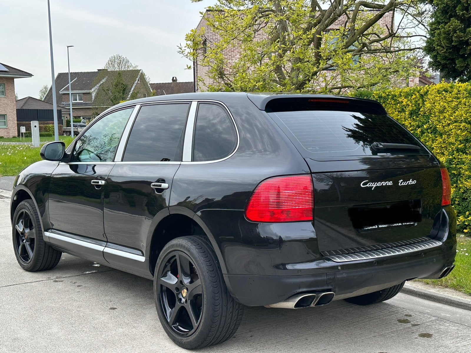 PORSCHE CAYENNE 4.5 TURBO 150KM LICHT VRACHT 150€ TAX GEKEUR, Autos, Cuir, Cayenne, Achat, Entretenue par le concessionnaire