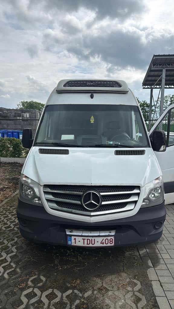 Mercedes Sprinter frigowagen motor stuk, Lederen bekleding, Leder en Stof, Mercedes-Benz, Bedrijf