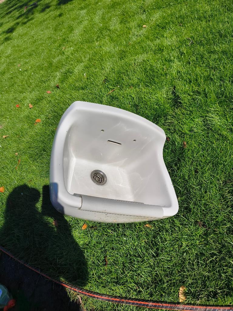 Uitgietbak porcelein, Doe-het-zelf en Bouw, Sanitair, Ophalen, Gebruikt, Overige typen