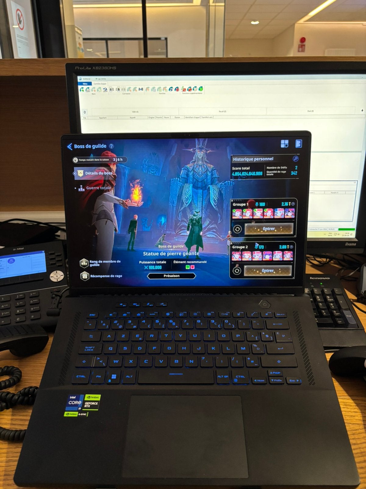 Asus ROG zephyrus 16 (RTX 4090 / i9 / 64GB RAM / 2TB, 16 pouces, Comme neuf, Enlèvement, Gaming