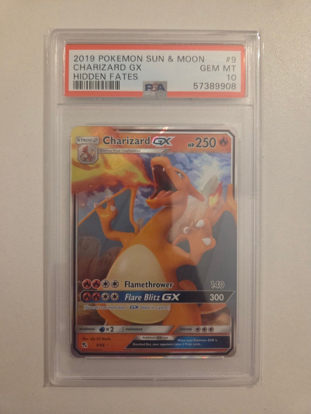 Charizard GX (HIF 9), Enlèvement