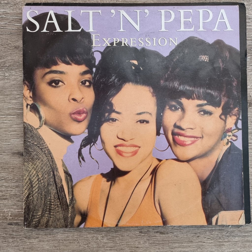 12" Salt 'N' Pepa – Expression, Cd's en Dvd's, Ophalen of Verzenden, Gebruikt, 12 inch, Hiphop en Rap