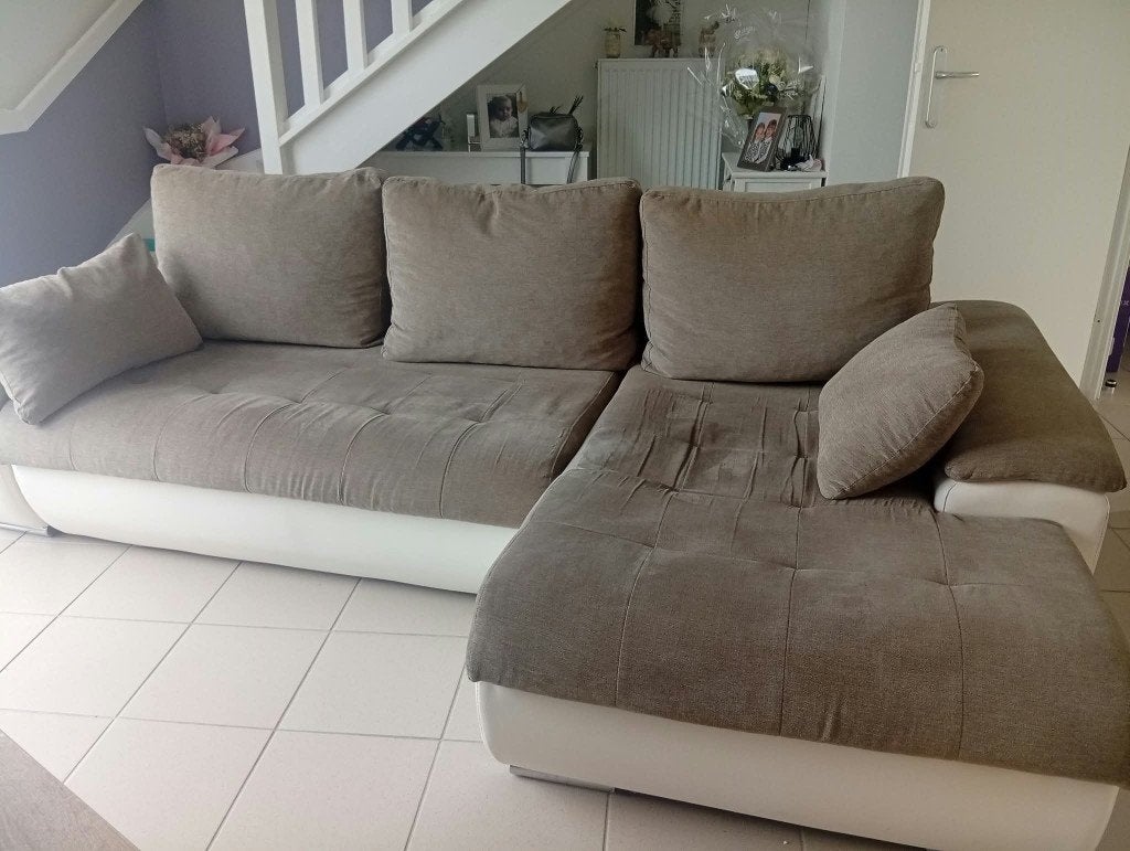 Canapé d’angle Convertible, Maison & Meubles, Trois personnes, Banc d'angle, 200 à 250 cm, 125 à 150 cm