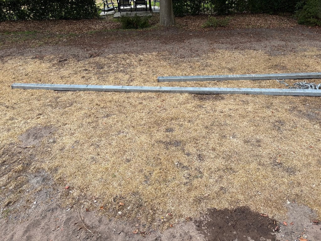 zinken dakgoot, Ophalen, Gebruikt, 4 tot 6 meter, Zink