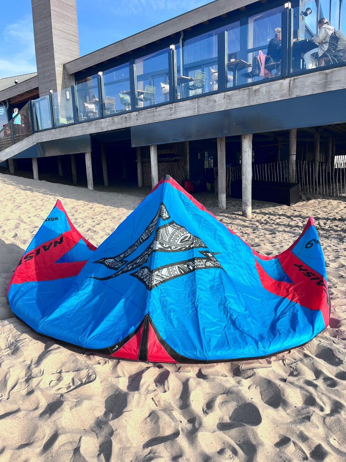 Naish Boxer 9m, Watersport en Boten, Ophalen of Verzenden, Zo goed als nieuw, 9 m², Kite