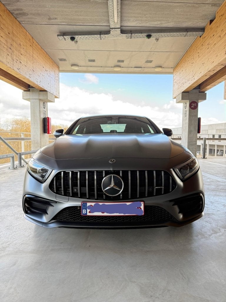 Mercedes CLS53AMG Parfait état, Autos, Cuir, Argent ou Gris, Achat, Euro 6