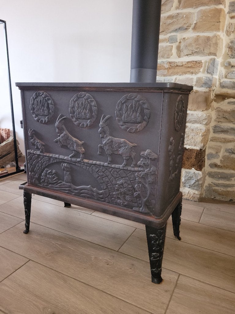Poêle à bois, Maison & Meubles, Poêles, Enlèvement, Utilisé, Bois, Autoportant