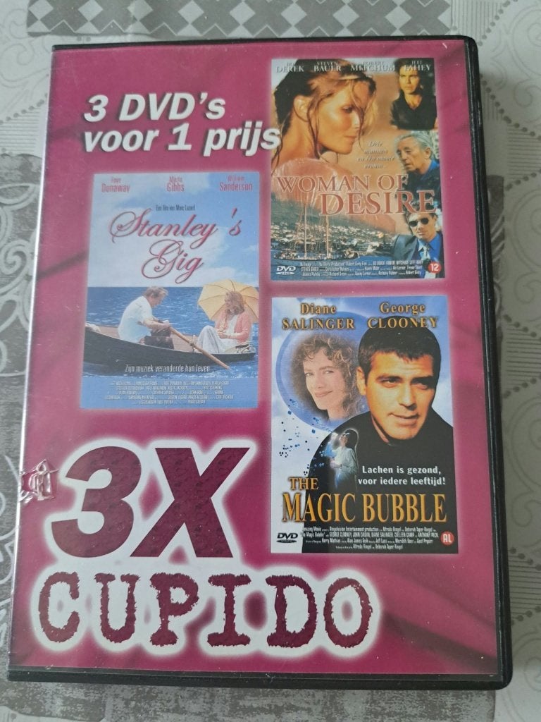 3 X CUPIDO (bo derek , diane salinger, fay dunaway, Ophalen of Verzenden, Zo goed als nieuw