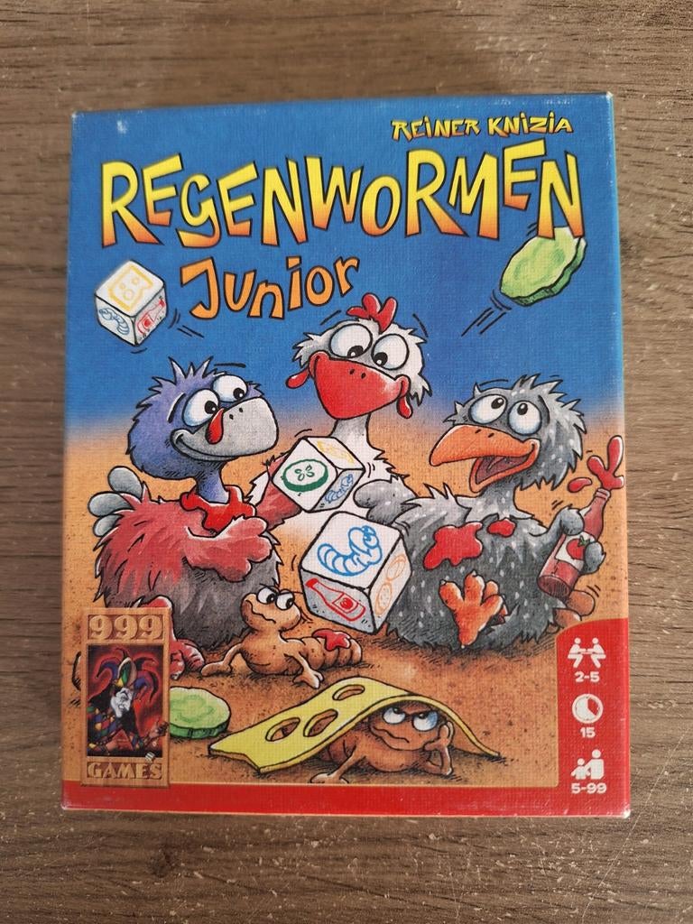 Regenwormen junior, Hobby en Vrije tijd, Ophalen, Gebruikt, 999 Games