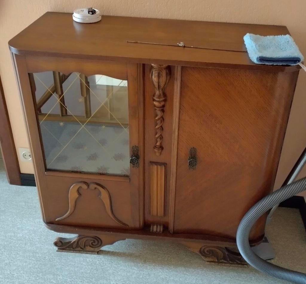 Houten kast, Huis en Inrichting, Kasten | Vitrinekasten, Ophalen