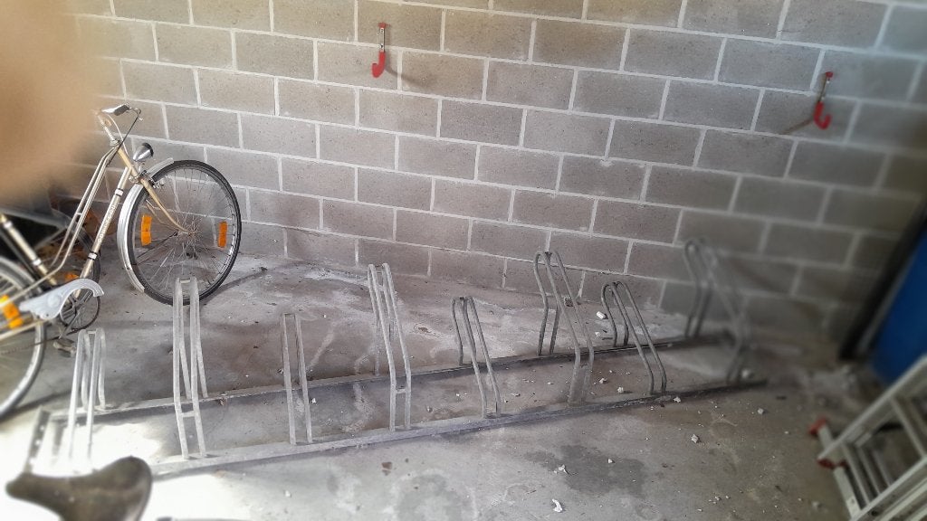 grondfietsrek 8 fietsen, Ophalen, Gebruikt