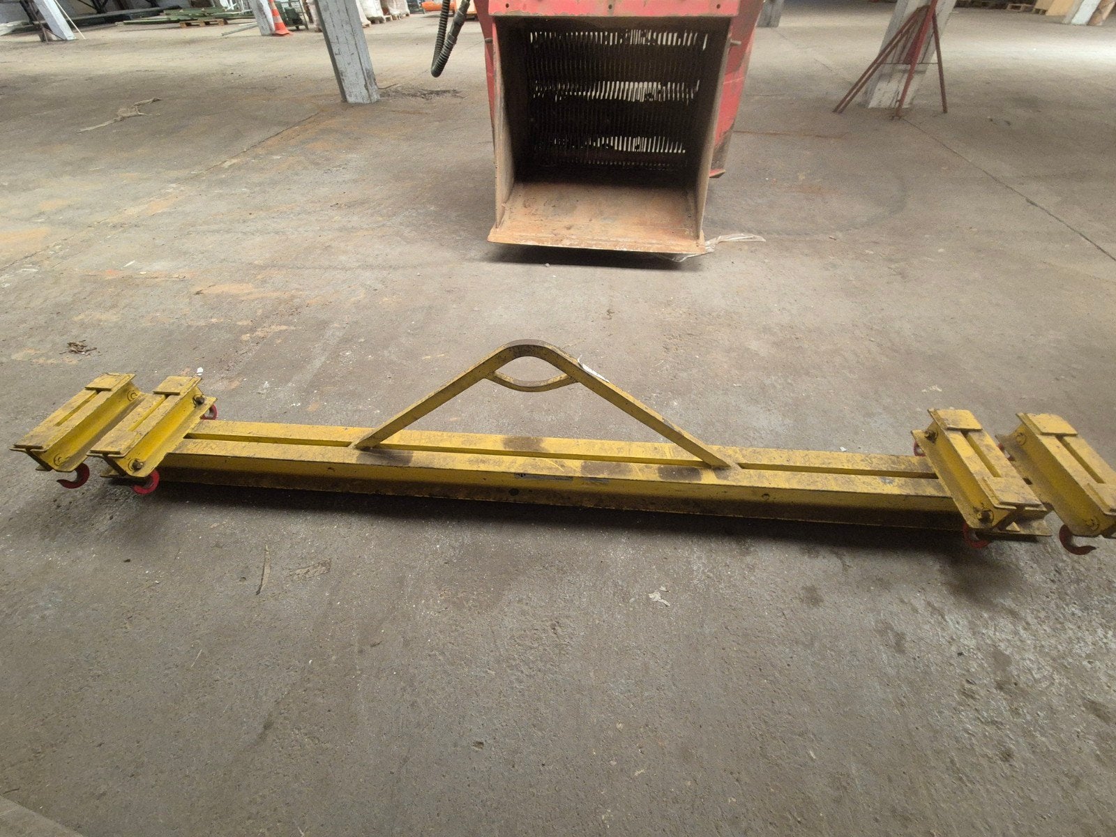 hijsbalk 4 ton, Ophalen