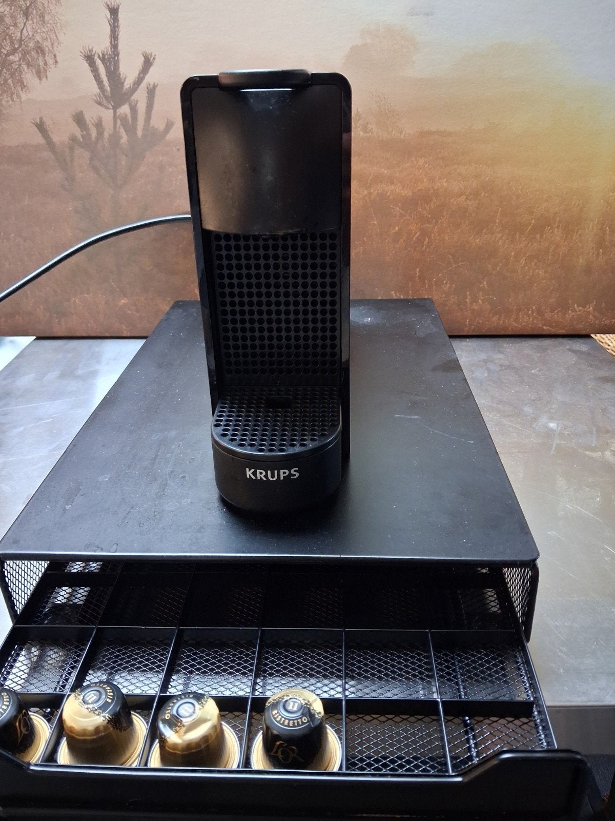 nespresso krups met opbergrek voor krups, Enlèvement, Krups, Krups
