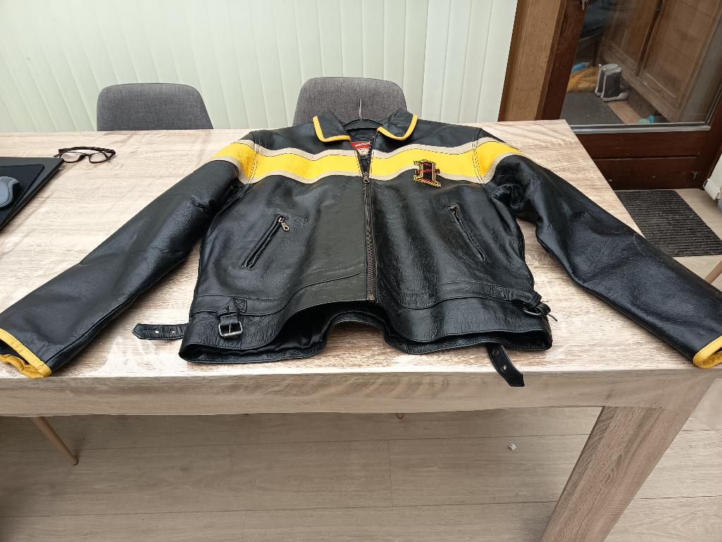 blouson cuir neuf, Motos, Enlèvement, Neuf, sans ticket, Hommes, Manteau | cuir
