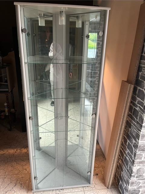armoires coin verre, 150 à 200 cm, Verre, Enlèvement, Utilisé