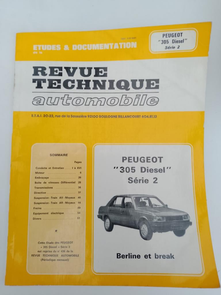 RTA PEUGEOT, Auto diversen, Handleidingen en Instructieboekjes, Ophalen of Verzenden