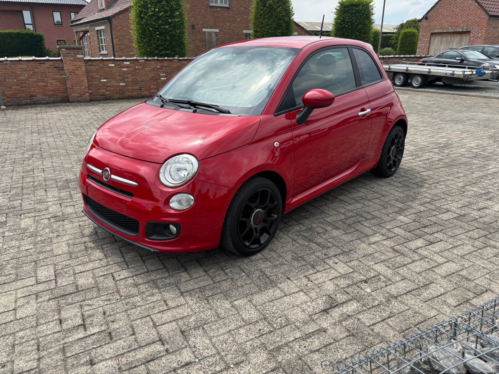Fiat 500 sport airco, 4 zetels, Stof, 4 cilinders, Bedrijf