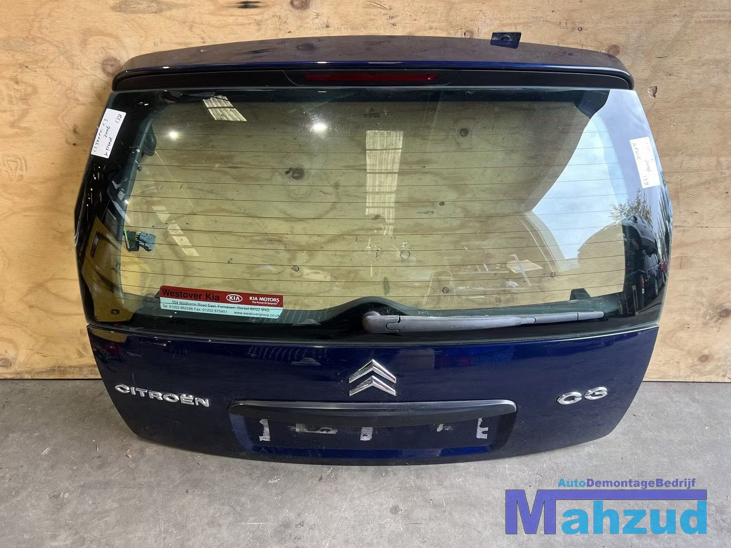 CITROEN C3 1 Blauw KPUD ACHTERKLEP 2002-2009, Arrière, Citroën, Stellantis N.V., Utilisé