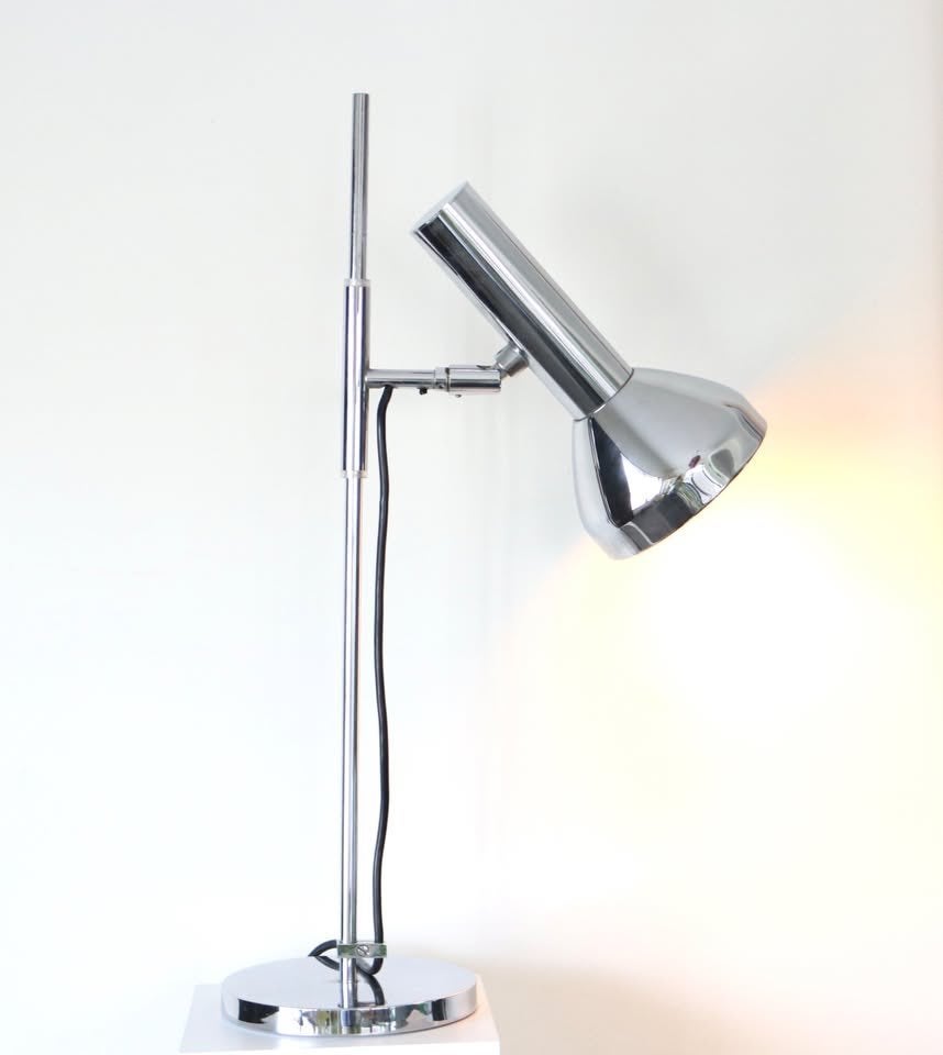 Adjustable Chrome Table Lamp from Cosack, 1960s - Vintage, Antiek en Kunst, Kunst | Designobjecten, Lamp, Ophalen