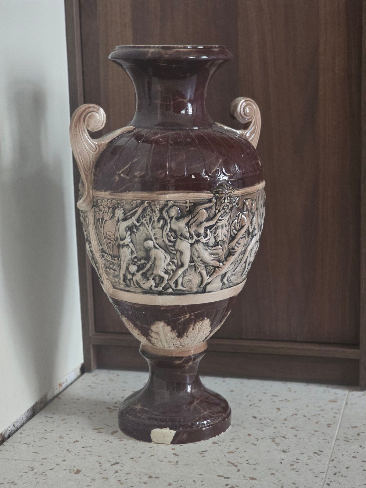 antieke krater vaas groot, Antiek en Kunst, Ophalen