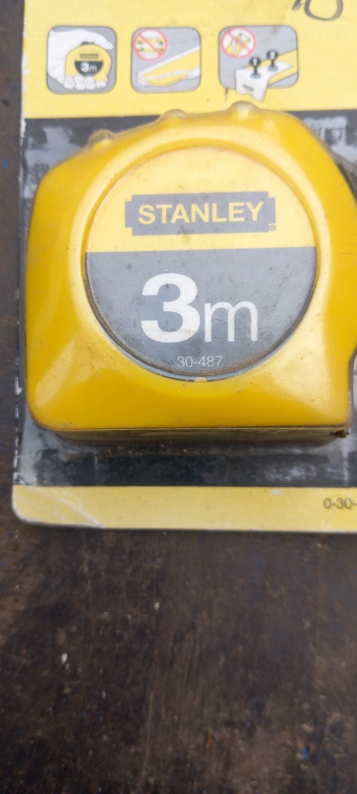 ruban à mesurer, 3 m, stanley, Enlèvement, Neuf, Distance
