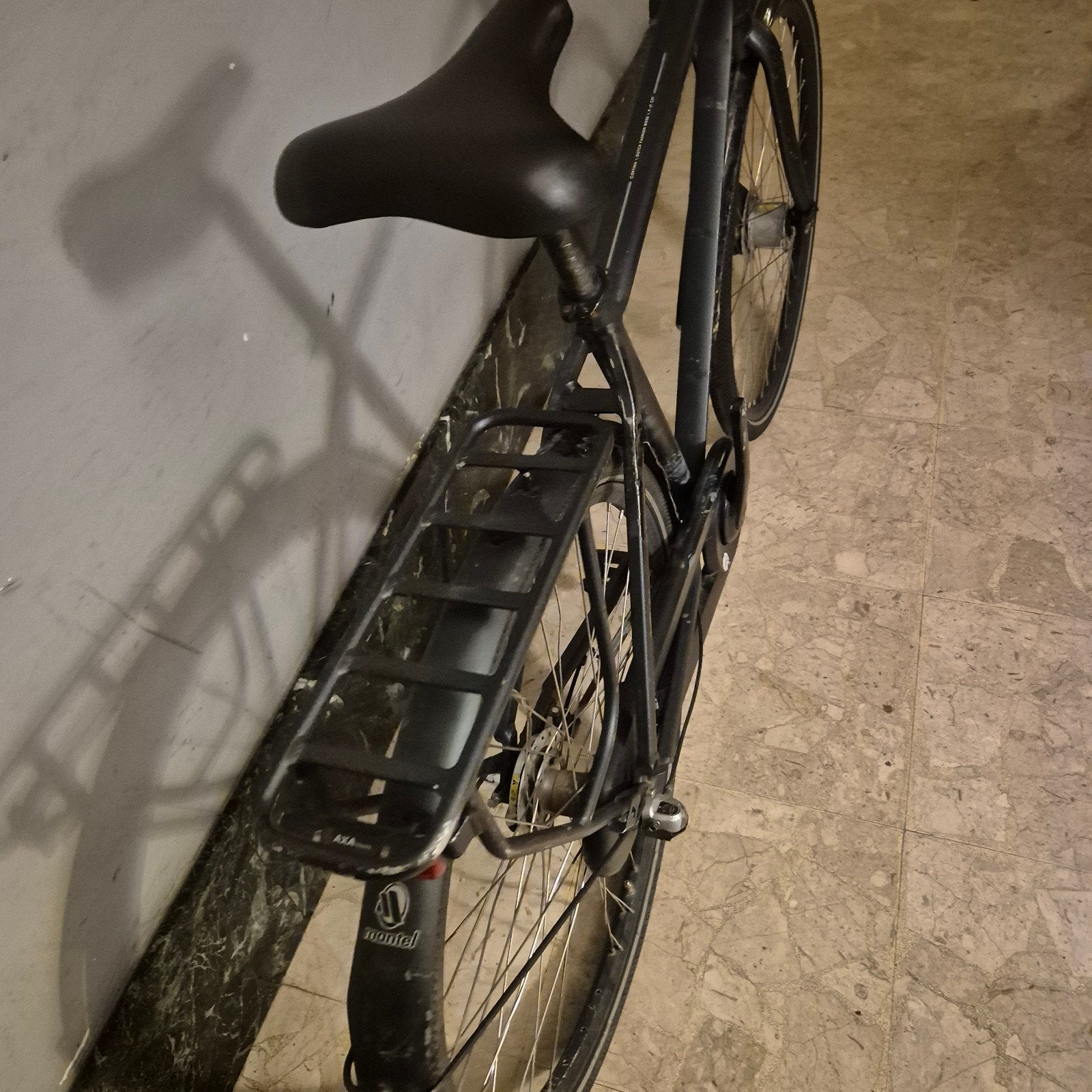 cortina herenfiets, Ophalen