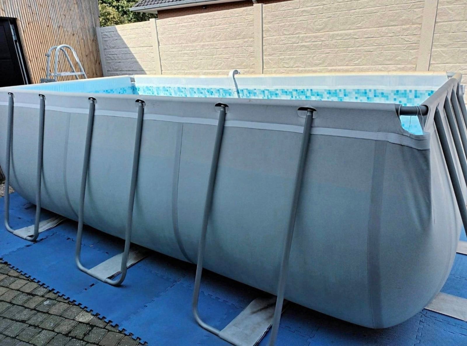 Zwembad 4m x 2m  en 1m hoog, Tuin en Terras, Zwembaden, Ophalen