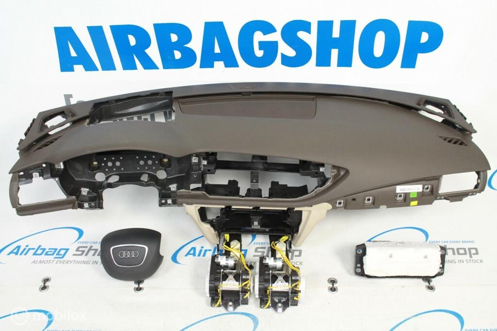 Airbag set - Dashboard 4 spaak HUD bruin beige Audi A7 4G, Enlèvement ou Envoi, Utilisé