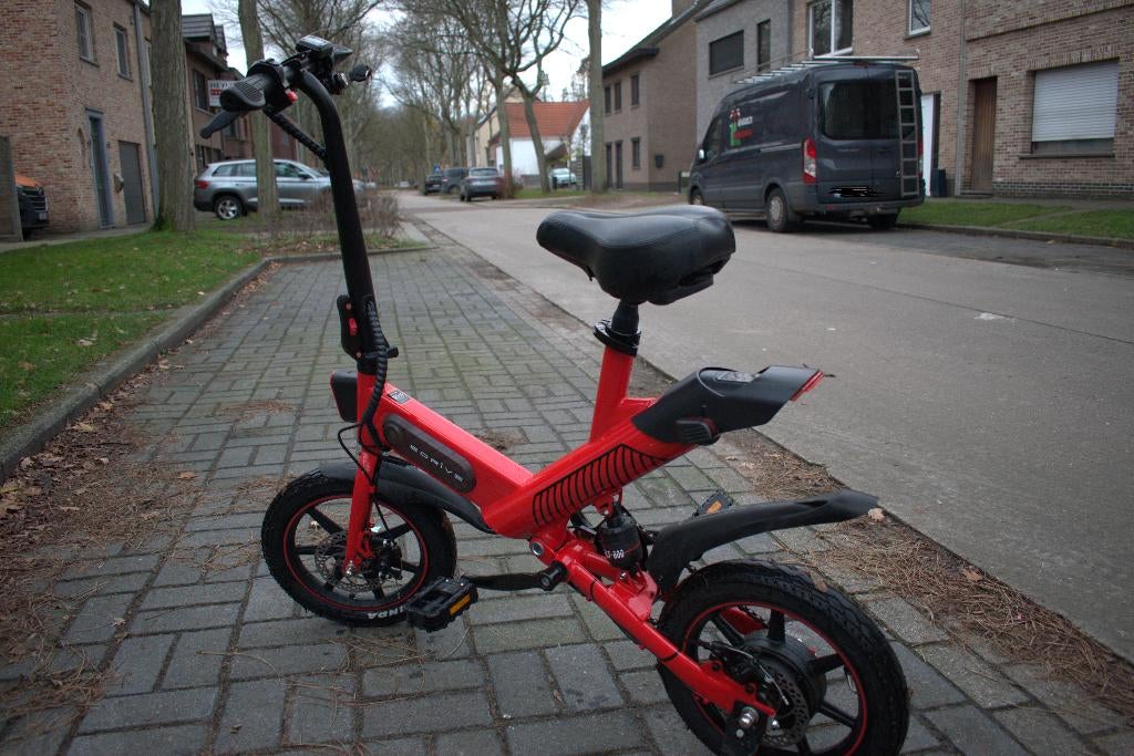 Edrive Mini-Bike, Fietsen en Brommers, Minder dan 30 km per accu, Zo goed als nieuw, Minder dan 47 cm, Ophalen
