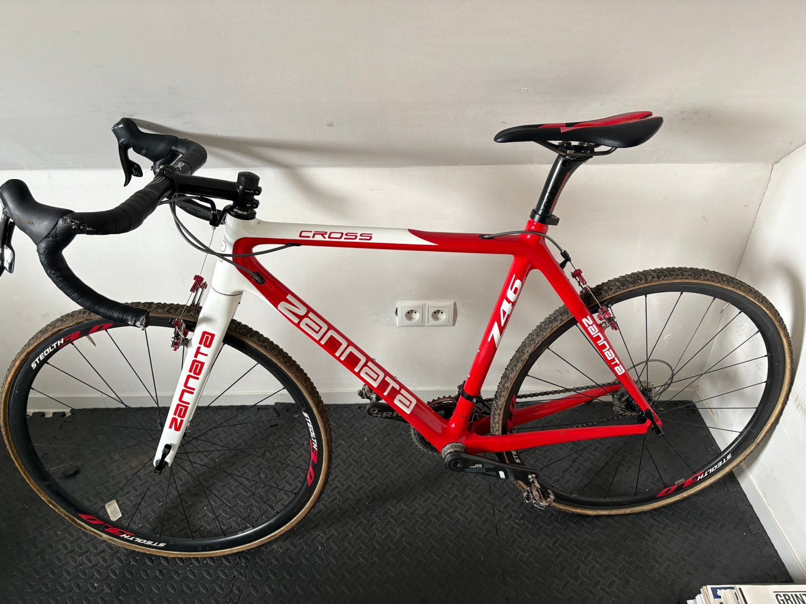 Cyclocrossfiets zannata z46 sram force 2x10 maat 54, Fietsen en Brommers, Fietsen | Racefietsen, Ophalen, Gebruikt, Heren