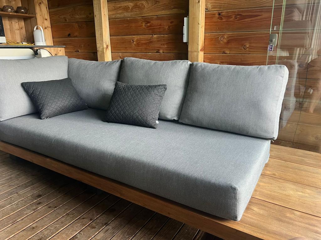 Loungebank Life outdoor living, Tuin en Terras, Tuinsets en Loungesets, Zo goed als nieuw, Loungeset, Aluminium, 3 zitplaatsen