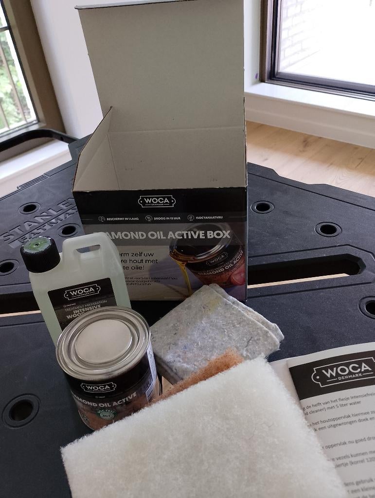 Woca Diamond Oil Active Box voor parket, Enlèvement, Neuf, Bois, Parquet