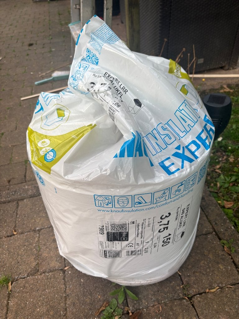Glaswol, Doe-het-zelf en Bouw, Isolatie en Afdichting, Ophalen, Nieuw, Glaswol