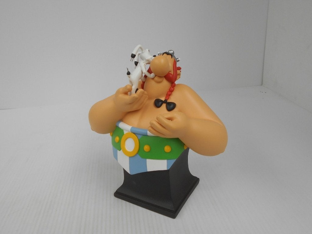 Astérix - Buste d'Attakus Obélix Idefix, Enlèvement ou Envoi, Comme neuf