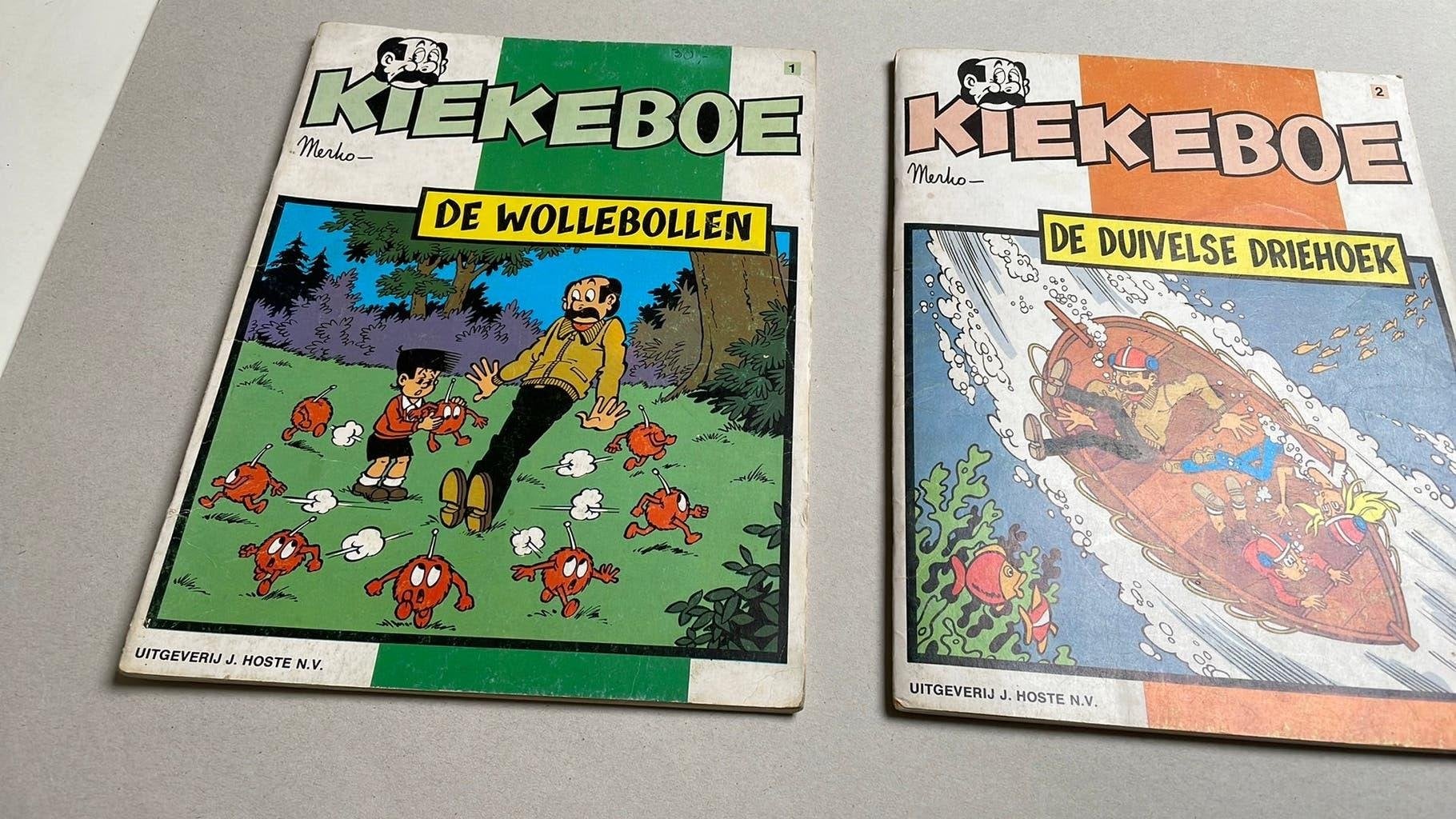 Kiekeboe nr 1 en 2  eerste druk uit 1978, Gelezen, Merho, Ophalen of Verzenden, Meerdere stripboeken