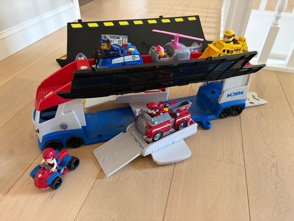 Paw Patrol patroller ca 80 cm inclusief vijf auto's, Ophalen
