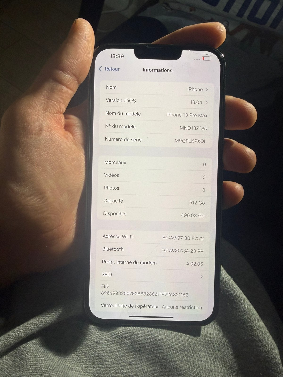 iPhone 13 Pro Max 512 GB, Ophalen, Zo goed als nieuw, IPhone 13