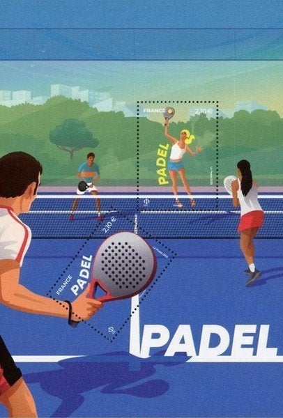 Blok Frankrijk Padel Jaar 2025 Postfris, Ophalen of Verzenden, Postfris